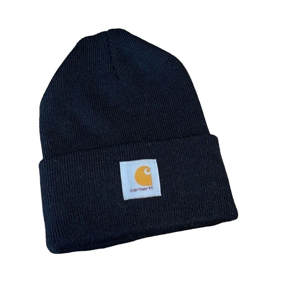 Carhartt Unisex Winter‎ Acrylic Cuffed Beanie Black Adult OS